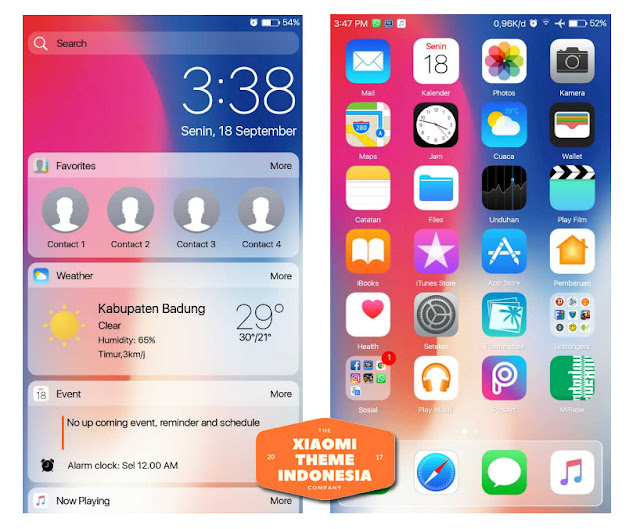 Download Apple Iphone X For MIUI Theme [New Design]
