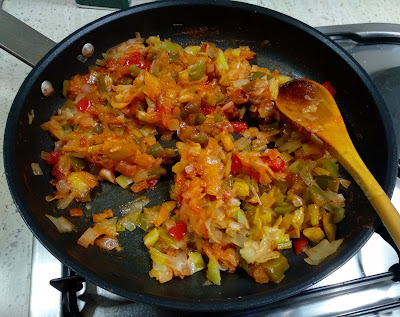 bacalao con garbanzos la cocinera novata legumbres receta cocina bajo en calorias tupper guiso pescado familiar comfortfood recetas caseras semana santa