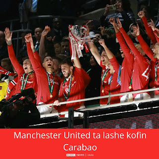 Manchester United ta lashe kofin Caraboa