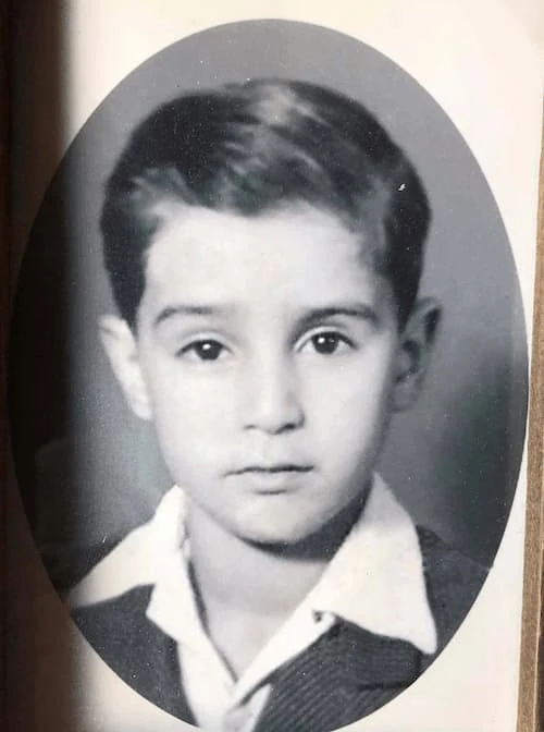 عباس النوري في طفولته