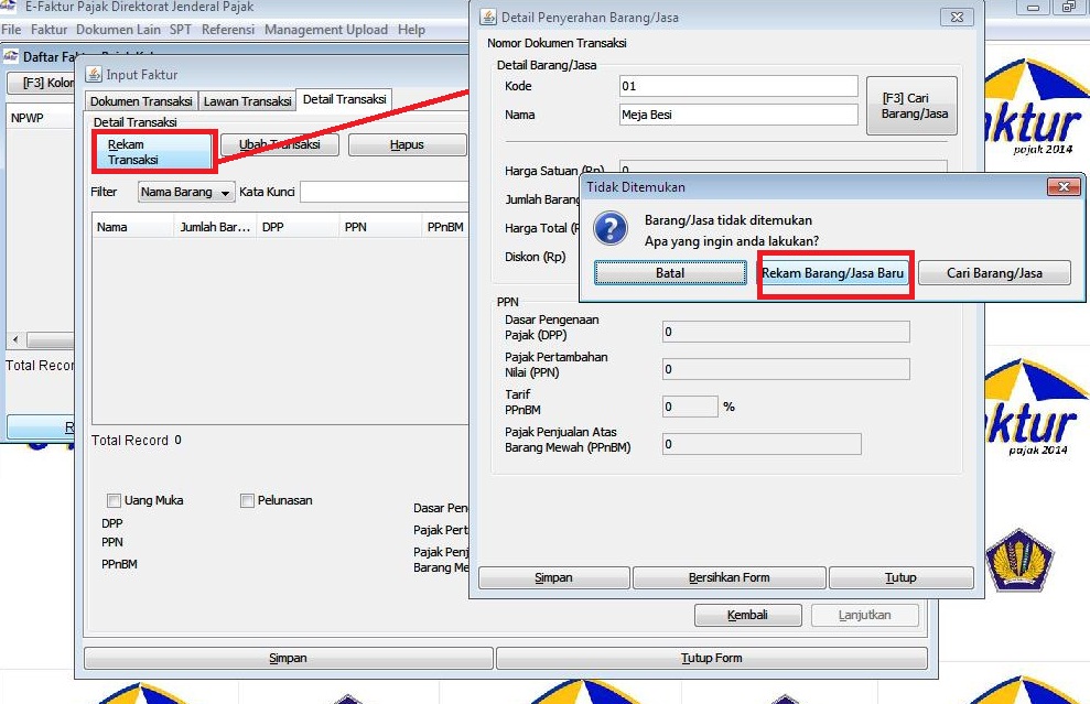 Cara Membuat Faktur Pajak di e-Faktur