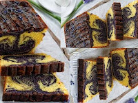 Resep Cara Membuat Lavender Marble Cake