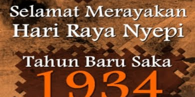 Selamat Hari Raya Nyepi