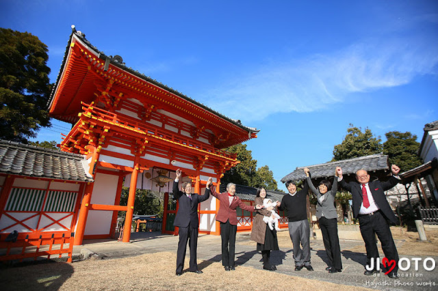 新日吉神宮のお宮参り出張撮影