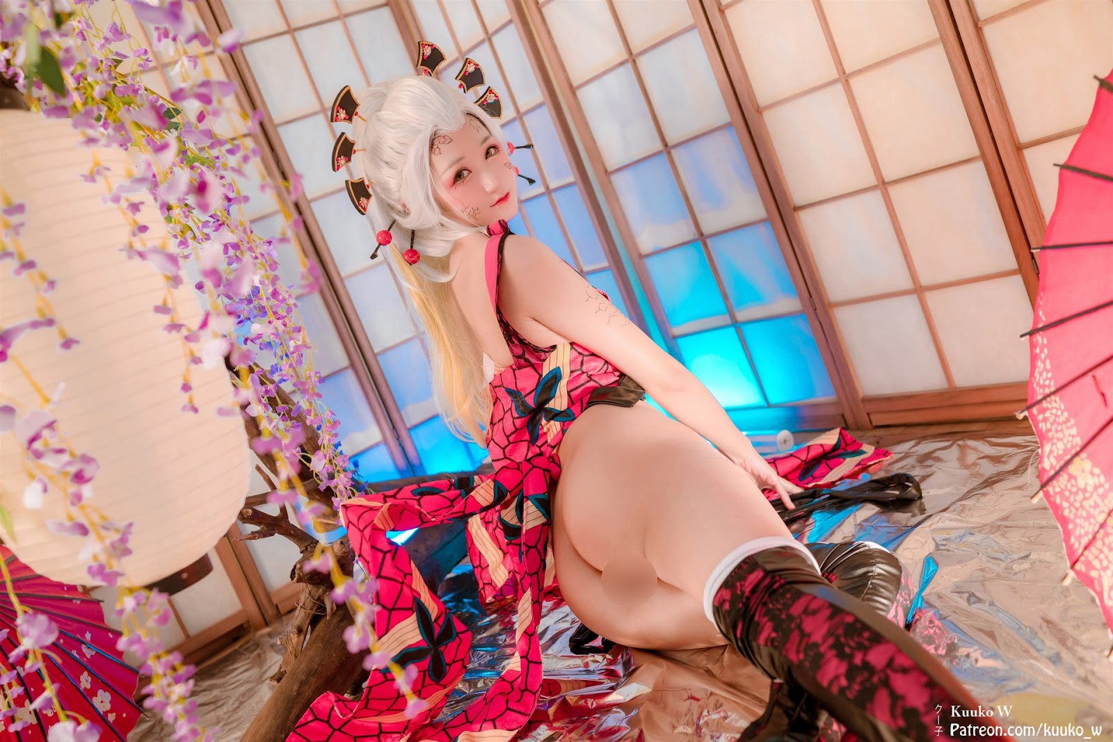 Cosplay KuukoW クー子 Daki 堕姫