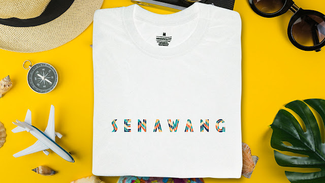 SCS018-BG043-P5FC-CTS Senawang T Shirt Design, Senawang T Shirt Printing, Custom T Shirts Courier to Negeri Sembilan Malaysia TOP VIEW
