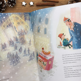 Weihnachtsbilderbuch "Das endlos lange Weihnachtswarten" von Stephanie Schneider, illustriert von Astrid Henn, erschienen im Sauerländer Verlag, Rezension von Kinderbuchblog Familienbücherei