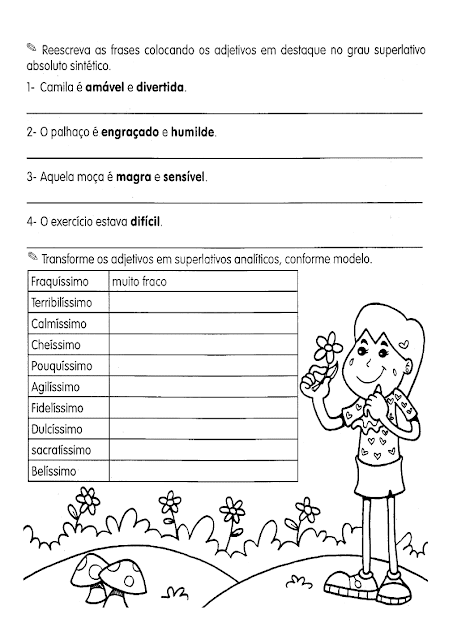 Atividade de português 3 ano ensino fundamental