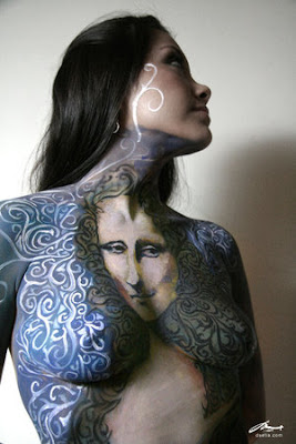Body painting - Mona Lisa