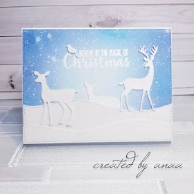 Sunny Studio Stamps: Rustic Winter Dies Holiday Style Customer Card by Ana A