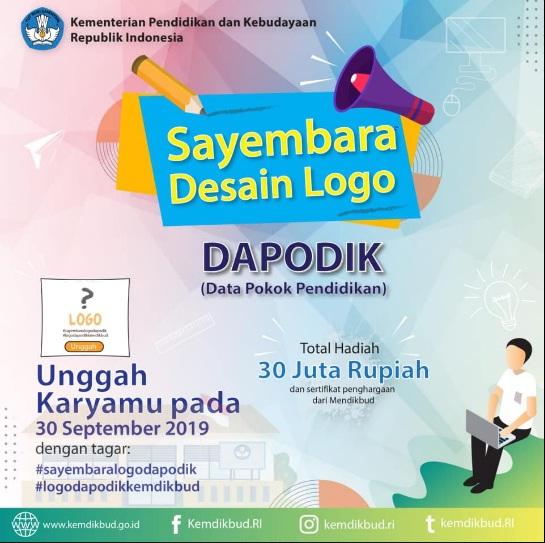 gambar lomba desain logo dapodik 2019