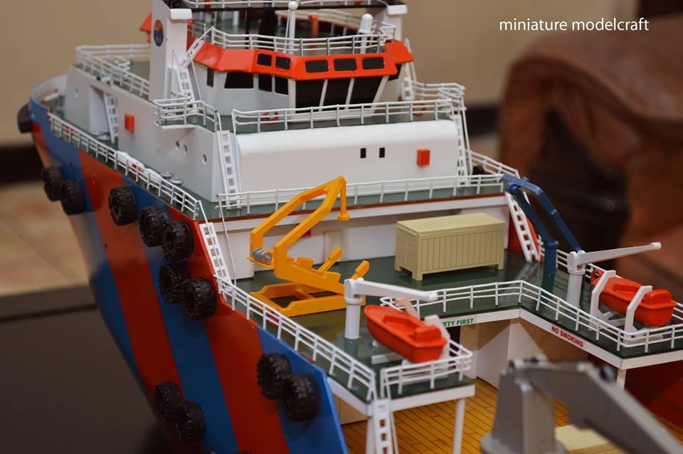maket miniatur kapal miclyn enterprise meo miclyn express offshore group singapore bergaransi
