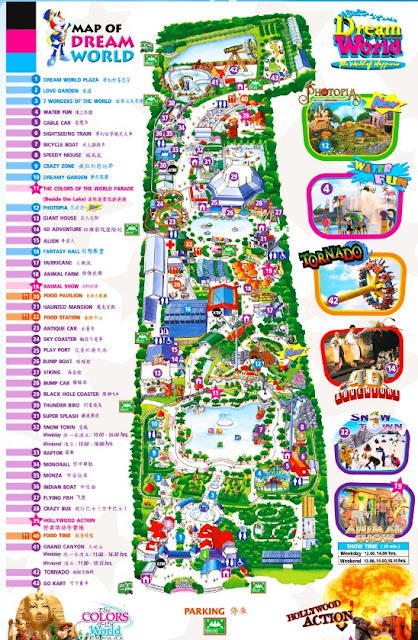 Map Dream World Bangkok