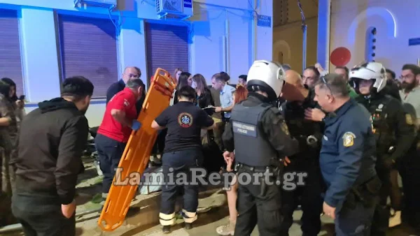Λαμία: Κάμερες κατέγραψαν την τρελή πορεία του αυτοκινήτου - Συγκλονιστικό βίντεο