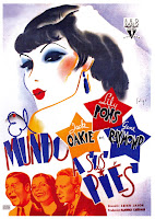 EL MUNDO A SUS PIÉS. Cartel: 70 x 100 cms. España. Ilustración: Josep Soligó. Impresión: Gráficas Ultra, Barcelona. EL MUNDO A SUS PIES. That Girl from Paris. 1936. Estados Unidos. Dirección: Leigh Jason. Reparto: Lily Pons, Jack Oakie, Gene Raymond, Herman Bing, Mischa Auer, Lucille Ball, Frank Jenks.