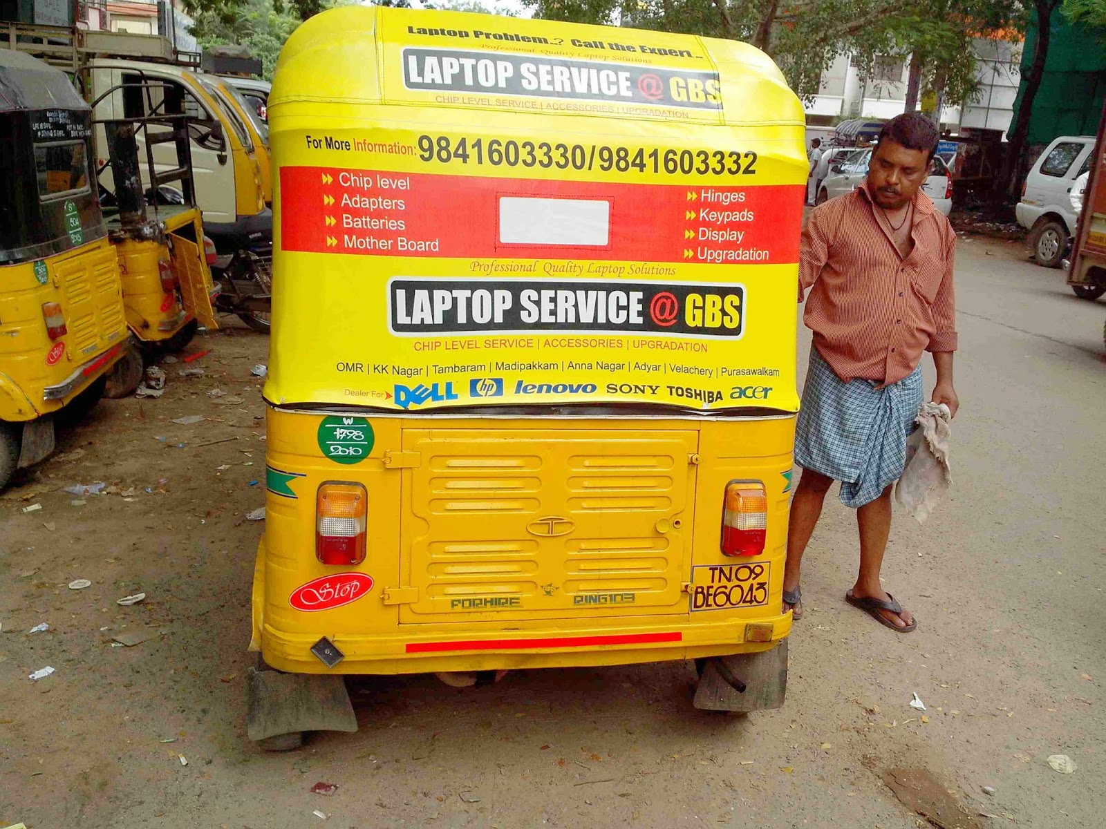 auto back  advertising agencies in chennai , wall paintings advertising  in chennai