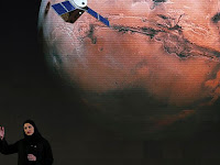 Arab spacecraft enters orbit around Mars in historic flight.