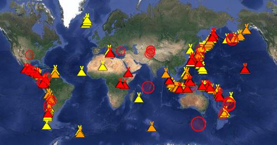 Live Volcano Map