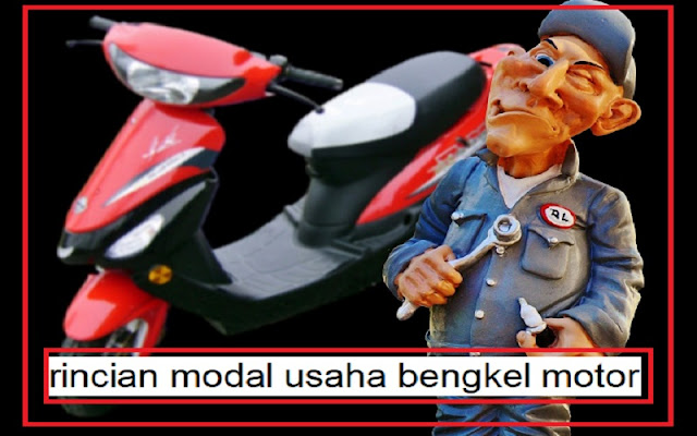 modal usaha bengkel motor