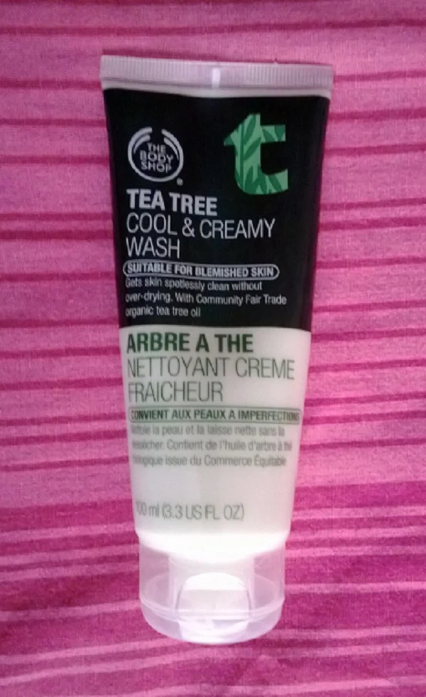 The Body Shop Tea Tree Cool and Creamy Face Wash Review