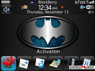 Tema BlackBerry 8520 Batman Download Tema BlackBerry 8520 Gratis 2012