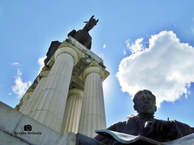 Monumento a Ramos de Azevedo (fotocomposição)