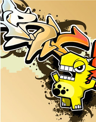 Graffiti Alphabet Cartoon Characters 