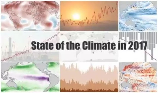 Year 2017 : Among three warmest years