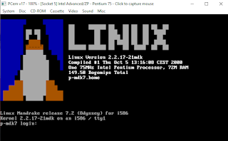 Mandrake Linux 7.2 console login