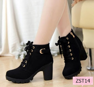 Jenis Sepatu Boots Wanita Simple Murah Tapi Mewah