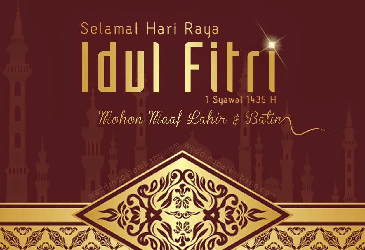 GAMBAR KARTU UCAPAN SELAMAT HARI RAYA IDUL FITRI 1435 H 2014