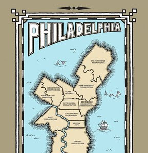 Philadelphia neighbrhood map