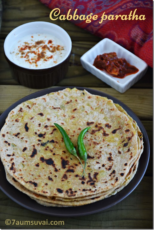 Cabbage paratha 