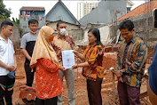 Nur Azizah Tahmid Kunjungi Lahan Pembangunan Gedung Gereja ONKP Jemaat Depok 