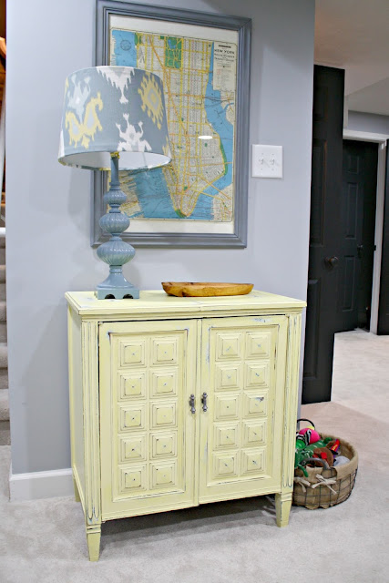 Vintage painted cabinet 