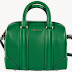 Givenchy women's leather handbag shopping bag purse lucrezia mini green