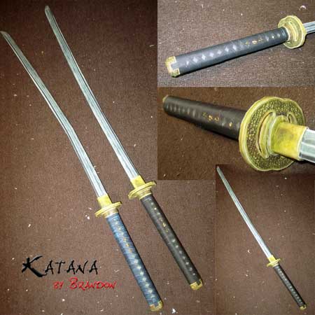 Fallout 3 Katana Papercraft