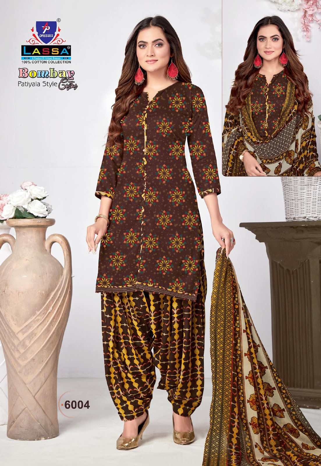 Bombay Cotton Vol 6 Ap Dresses Patiyala Style Suits Manufact