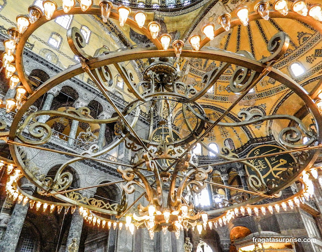 Candelabro da Basílica de Santa Sofia em Istambul