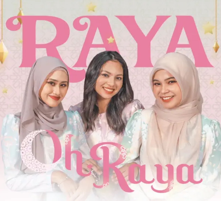 Lirik Lagu Aidilia Hilda, Qistina Khaled, Bibi Qairina - Raya Oh Raya