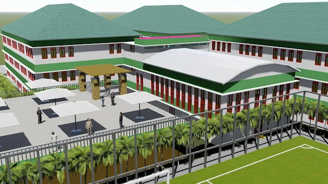 contoh master plan bangunan sekolah