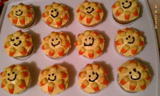 Sunshine cupcakes