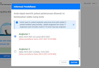 piih jadwal seri akm