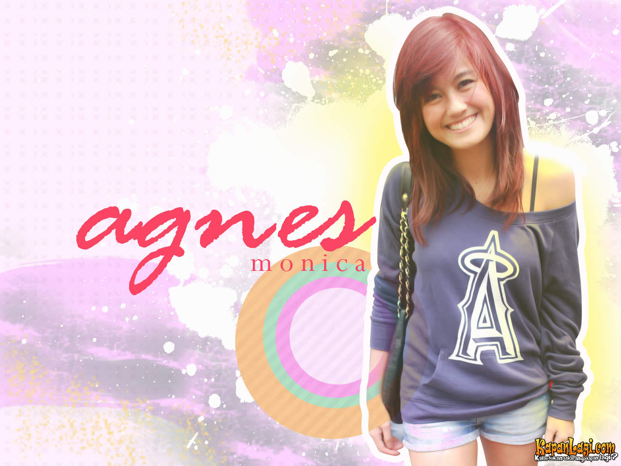 Free Wallpaper, Artis dan Penyanyi Cantik: Agnes Monica