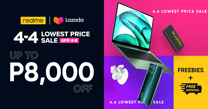 Lazada X realme for 4.4 sale
