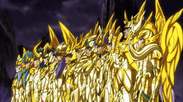 gold saints adalah seiya terkuat dengan jubah emas