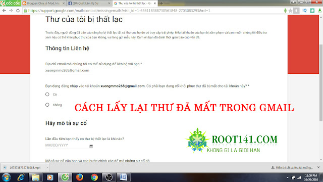  [ROOT141 hướng dẫn cách Lấy lại thư Gmail đã xóa vĩnh viễn trong thùng rác