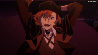 文ストアニメ 4期7話 中原中也 かっこいい Nakahara Chuya CV.谷山紀章 | 文豪ストレイドッグス Bungo Stray Dogs Episode 44