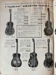 National Amplifing guitars