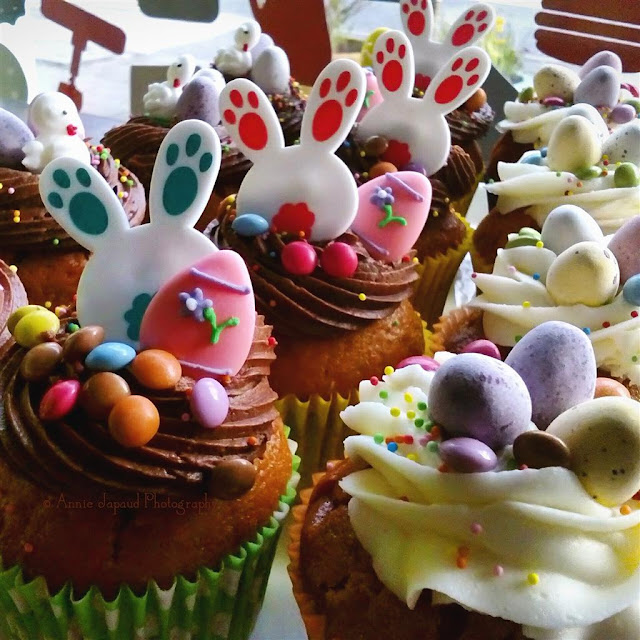 selection of Easter cupcakes